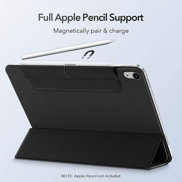 iPad Air 10.9 (gen 4/5) Kotelo Rebound Magnetic Musta