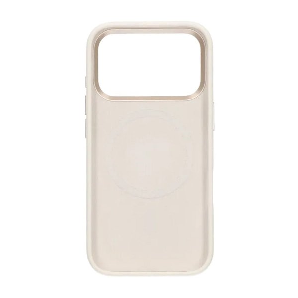 iPhone 17 Pro Kuori Silikoni MagSafe Valkoinen