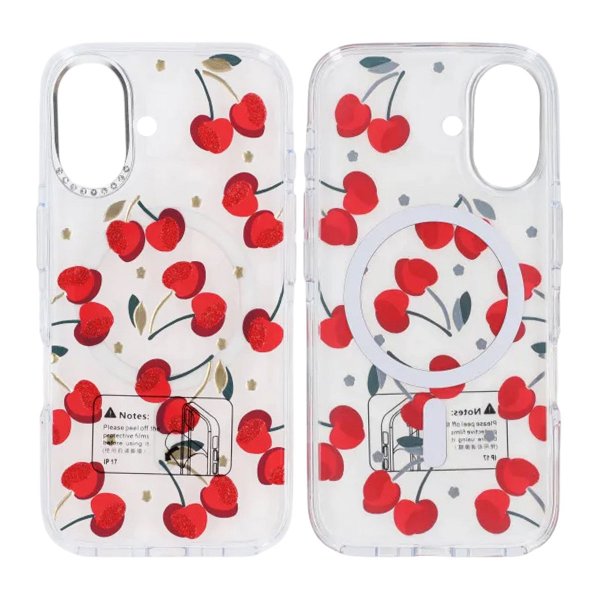 iPhone 17 Kuori Kuvio MagSafe Kirsikka