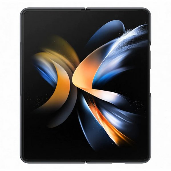 Original Galaxy Z Fold 4 Kuori Slim Standing Cover Musta