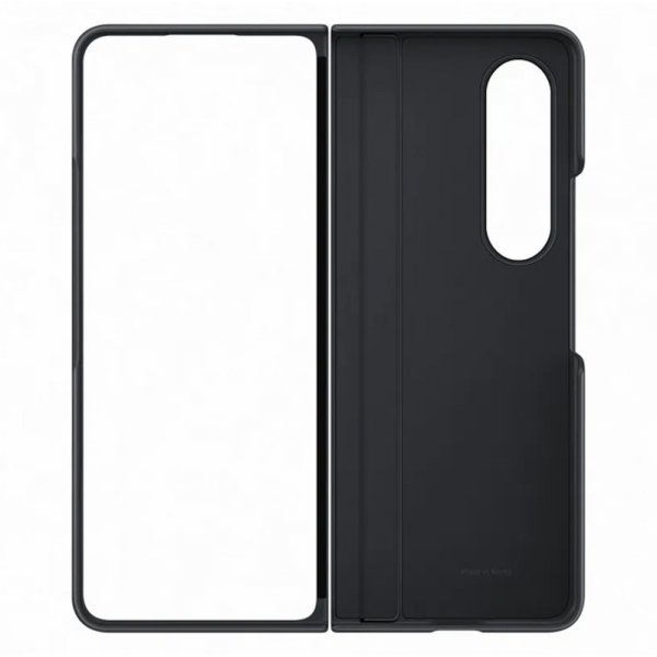 Original Galaxy Z Fold 4 Kuori Slim Standing Cover Musta