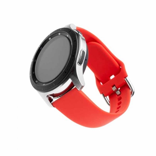 Samsung Galaxy Watch 22mm Ranneke Silicone Strap Punainen