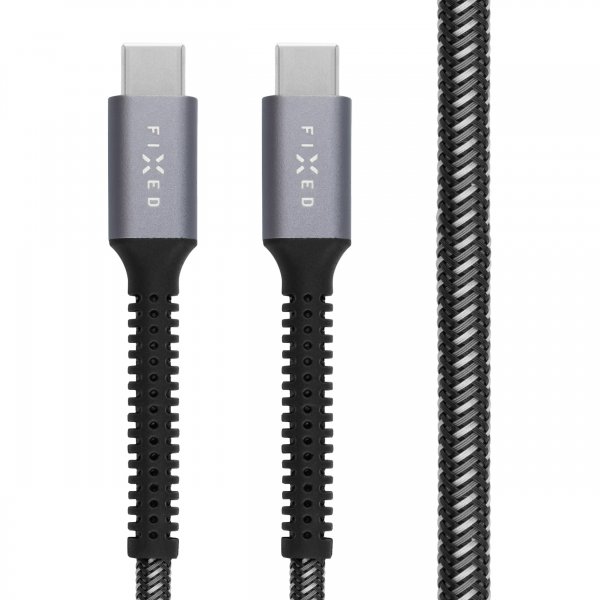 Kaapeli Armor 240W USB-C 1.2m Harmaa