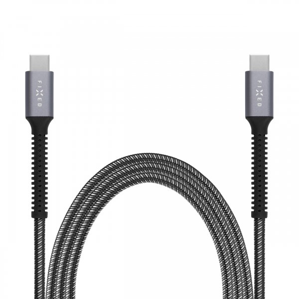 Kaapeli Armor 240W USB-C 1.2m Harmaa