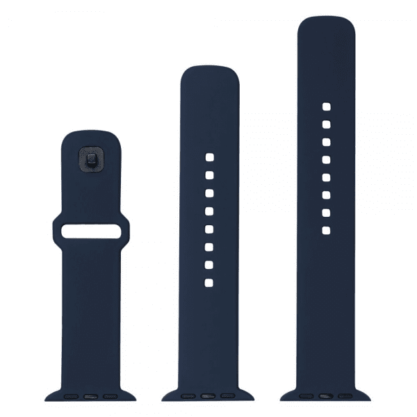 Apple Watch 38/40/41/42mm Ranneke Silicone Sporty Strap Sininen