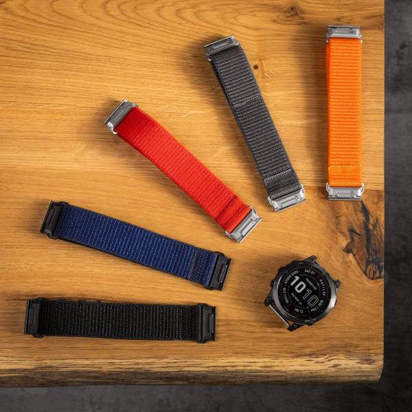 Garmin QuickFit 26mm Ranneke Nylon Strap Oranssi