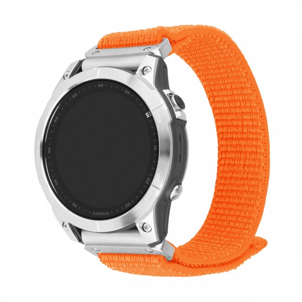 Garmin QuickFit 26mm Ranneke Nylon Strap Oranssi