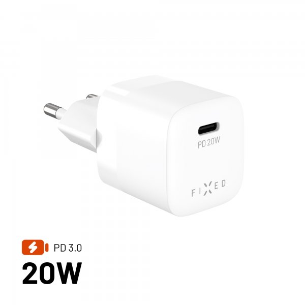 Laturi Mini PD 20W USB-C Valkoinen