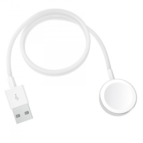Laturi Apple Watch USB-A 1m Valkoinen