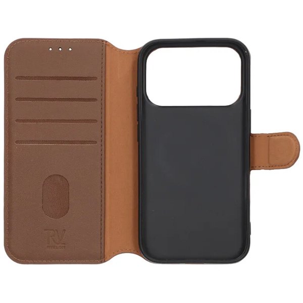 iPhone 17 Pro Kotelo Aito Nahka Ruskea