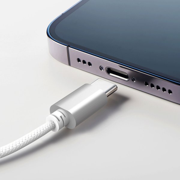 Langalliset Kuulokkeet SoundPort USB-C Valkoinen