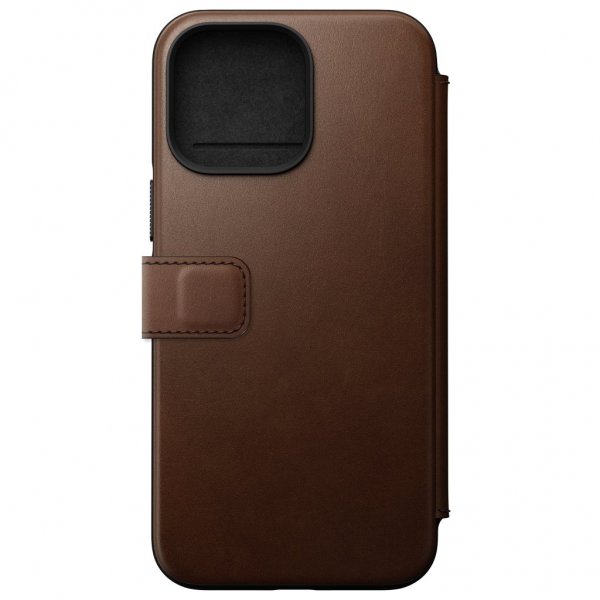 iPhone 14 Pro Max Kotelo Modern Leather Folio Ruskea