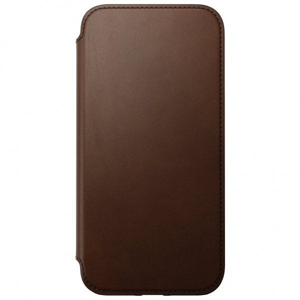 iPhone 14 Pro Max Kotelo Modern Leather Folio Ruskea