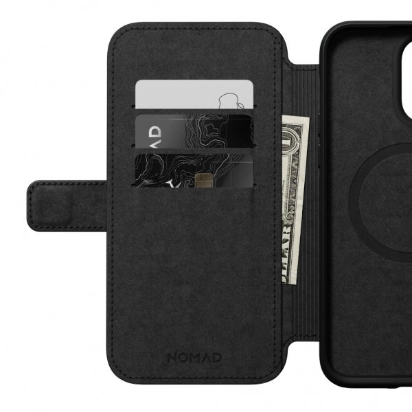 iPhone 14 Pro Max Kotelo Modern Leather Folio Ruskea
