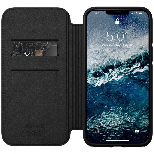 iPhone 12 Pro Max Kotelo Rugged Folio MagSafe Rustic Brown