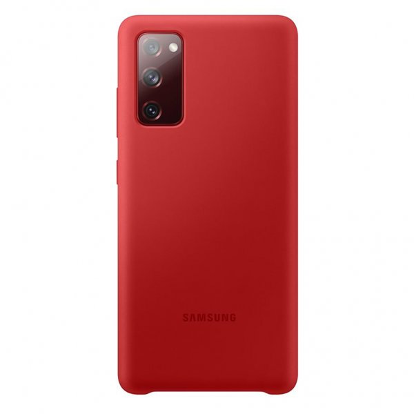 Original Samsung Galaxy S20 FE Suojakuori Silikonikuori Punainen