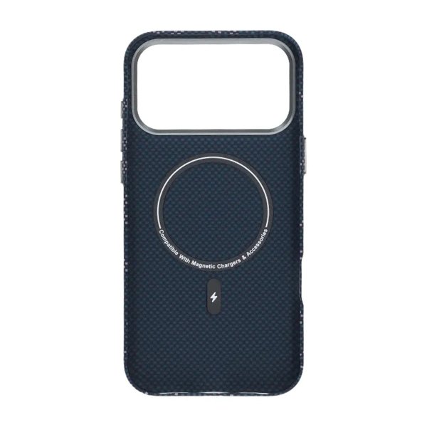 iPhone 17 Pro Max Kuori Aramidikuitu MagSafe Sininen
