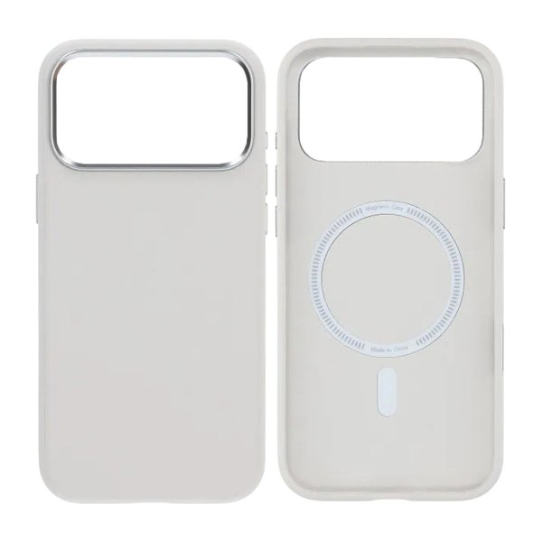 iPhone 17 Pro Max Kuori Kameran puskuri MagSafe Valkoinen