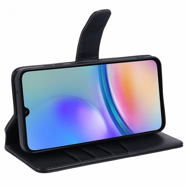 Samsung Galaxy A05s Kotelo Essential Leather Raven Black