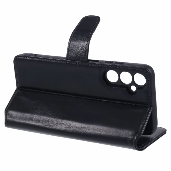 Samsung Galaxy A05s Kotelo Essential Leather Raven Black