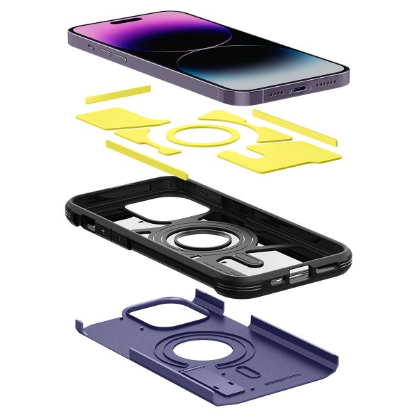 iPhone 14 Pro Max Kuori Tough Armor MagFit Deep Purple
