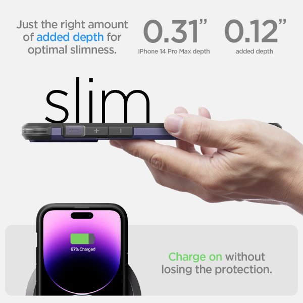 iPhone 14 Pro Max Kuori Tough Armor MagFit Deep Purple