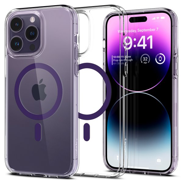 iPhone 14 Pro Max Kuori Ultra Hybrid MagFit Deep Purple