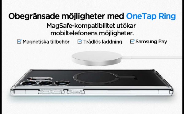 Samsung Galaxy S23 Ultra Kuori Ultra Hybrid OneTap Ring MagSafe