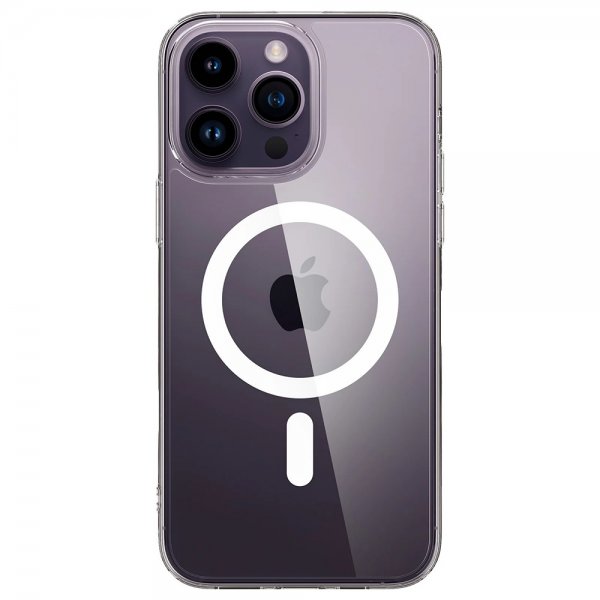 iPhone 14 Pro Max Kuori AirSkin Hybrid MagFit Valkoinen