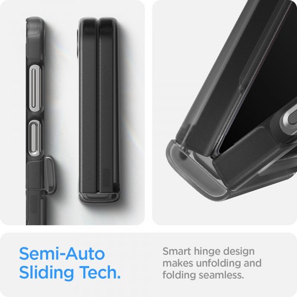 Samsung Galaxy Z Flip 6/Flip 7 FE Kuori Ultra Hybrid Pro Frost Gray