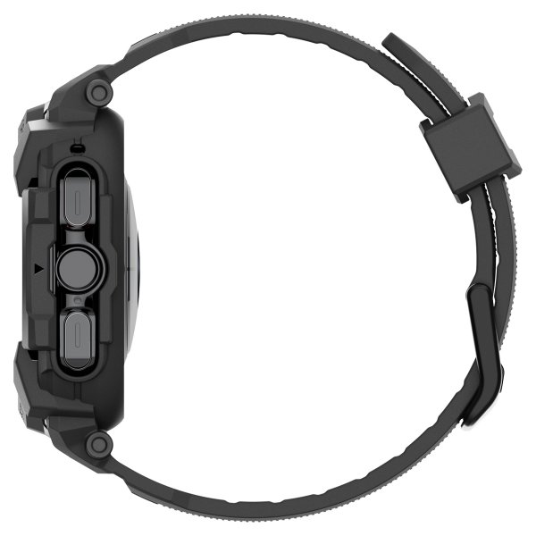 Samsung Galaxy Watch Ultra Ranneke ja kotelo Rugged Armour Pro Matte Black