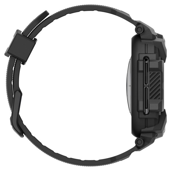 Samsung Galaxy Watch Ultra Ranneke ja kotelo Rugged Armour Pro Matte Black