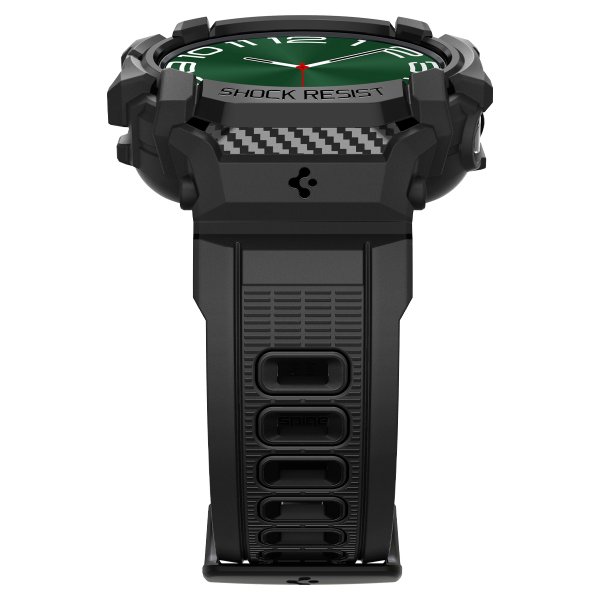 Samsung Galaxy Watch Ultra Ranneke ja kotelo Rugged Armour Pro Matte Black