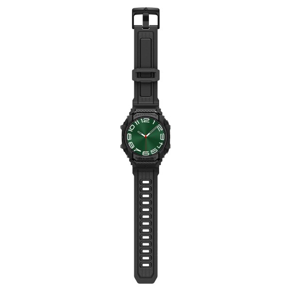 Samsung Galaxy Watch Ultra Ranneke ja kotelo Rugged Armour Pro Matte Black