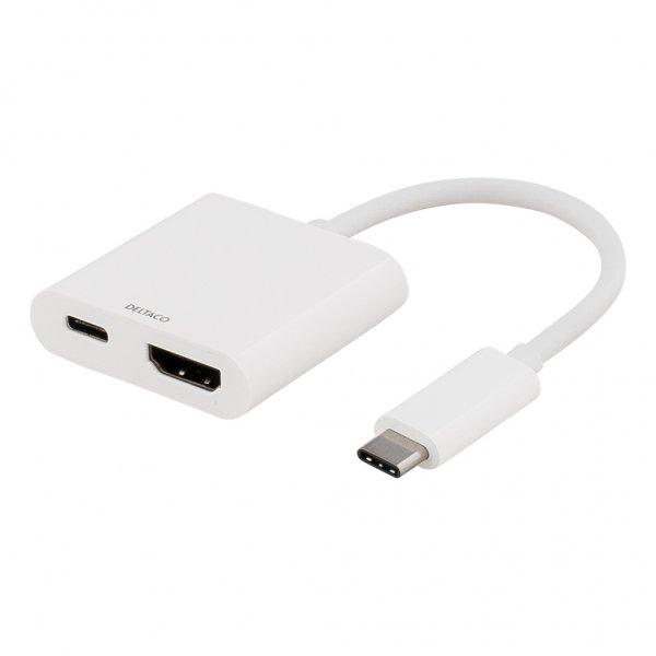 Adapterit USB-C HDMI 60W Valkoinen