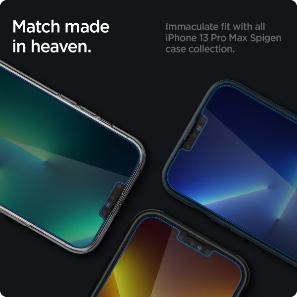 iPhone 13 Pro Max/iPhone 14 Plus Näytönsuoja GLAS.tR EZ Fit Privacy 2-Pakkaus