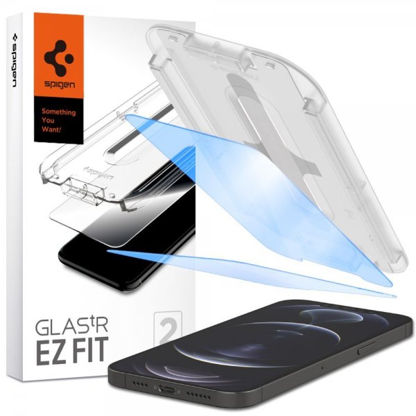 iPhone 13/iPhone 13 Pro/iPhone 14 Näytönsuoja GLAS.tR EZ Fit Anti Bluelight 2-Pakkaus