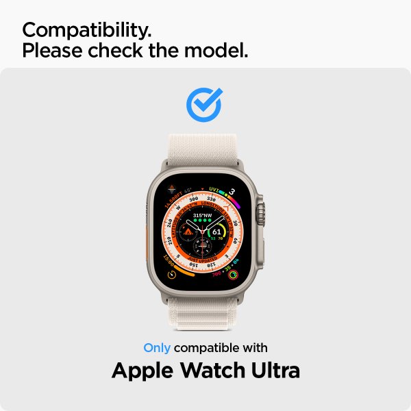 Apple Watch Ultra Näytönsuoja GLAS.tR EZ Fit 2-pakkaus