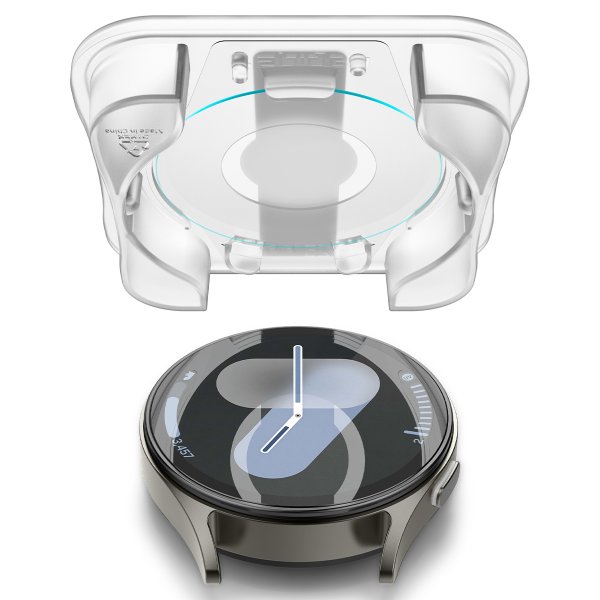 Samsung Galaxy Watch 7 44mm Näytönsuoja GLAS.tR EZ Fit 2-pakkaus