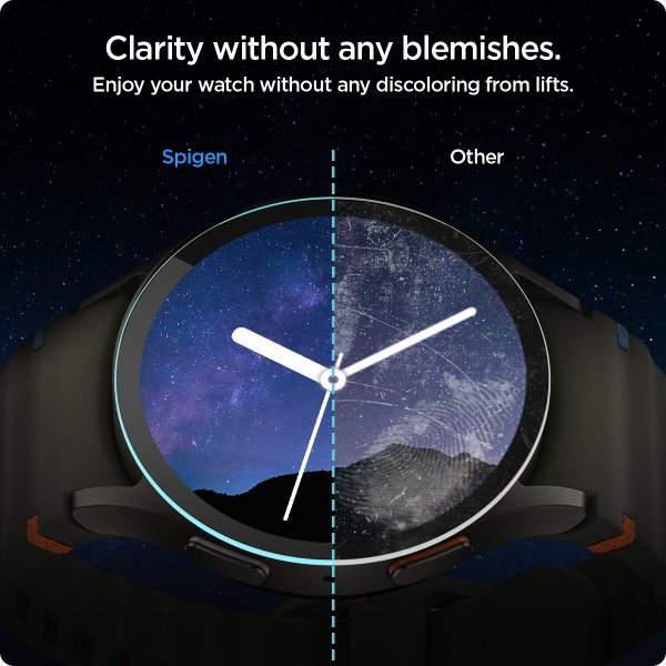 Samsung Galaxy Watch 7 44mm Näytönsuoja GLAS.tR EZ Fit 2-pakkaus