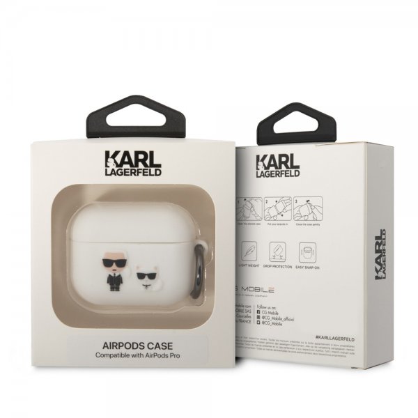 AirPods Pro Kuori 3D Logo Valkoinen
