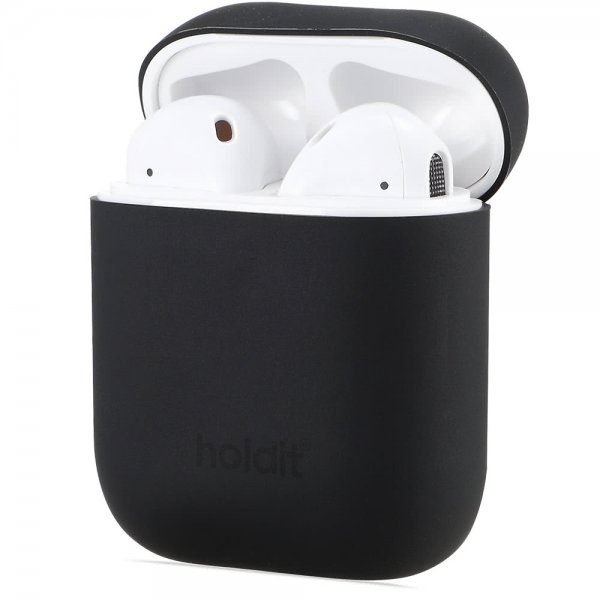 AirPods (1/2) Kuori Silikonii Nygård Musta