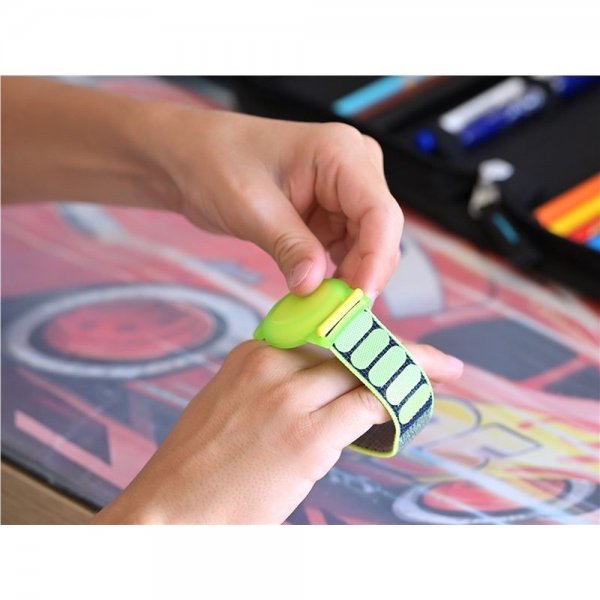 AirTag Ranneke Nylon Punainen