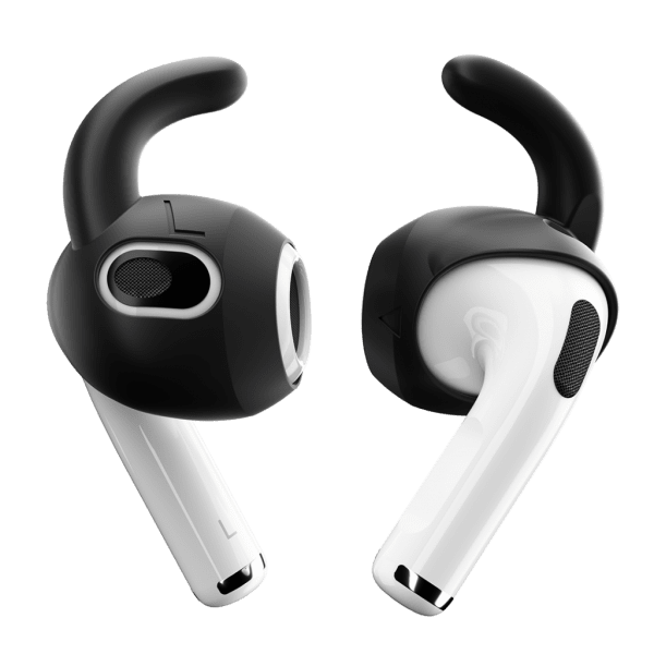 AirPods 3 EarBuddyz Ear Hooks Musta