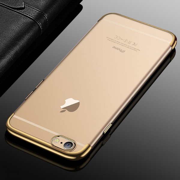 Apple iPhone 6/6s Suojakuori Suojakuori Pinnoitettu TPU-materiaali-materiaali Keltainend