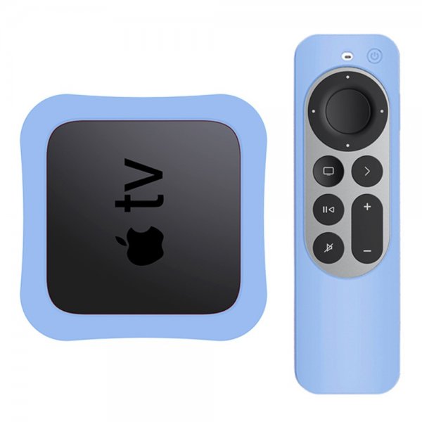 Apple TV 4K 2021/Apple TV Remote (gen 2) Kuori Silikoni Sininen
