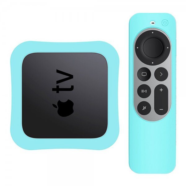 Apple TV 4K 2021/Apple TV Remote (gen 2) Kuori Silikoni Vihreä