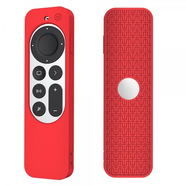 Apple TV Remote (gen 2) Kuori Silikoni Punainen