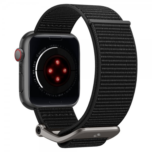 Apple Watch 44/45/46mm/Ultra 49mm Ranneke DuraPro Flex Musta