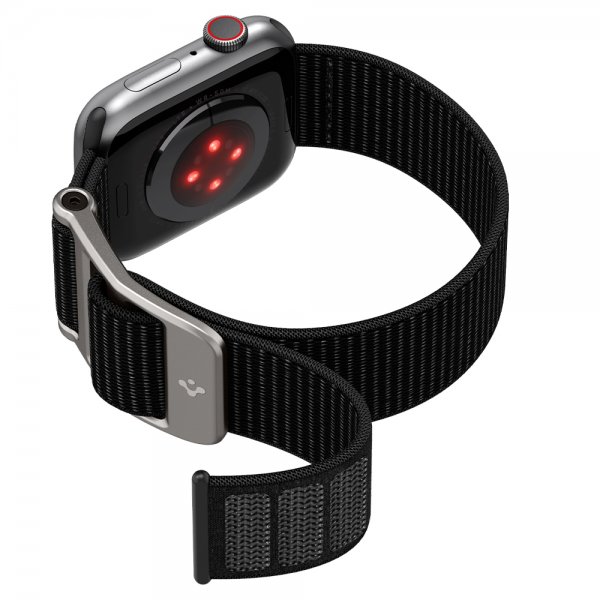 Apple Watch 44/45/46mm/Ultra 49mm Ranneke DuraPro Flex Musta